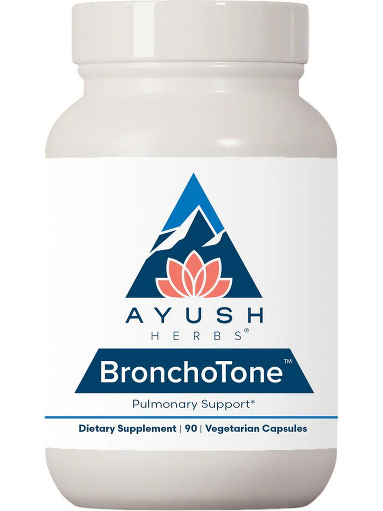 Ayush Herbs, BronchoTone, 90 Vegetarian Capsules