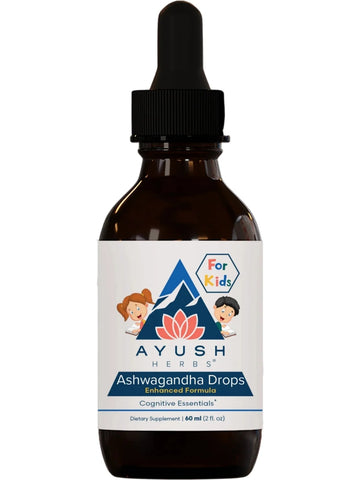 Ayush Herbs, Ashwagandha Drops for Kids, 2 fl oz, 60 ml