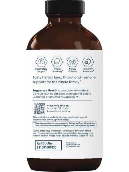 Ayush Herbs, KuffSoothe, 8 fl. oz, 240 ml