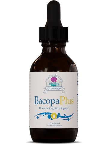 Ayush Herbs, Bacopa Plus Drops, 2 fl oz, 60 ml