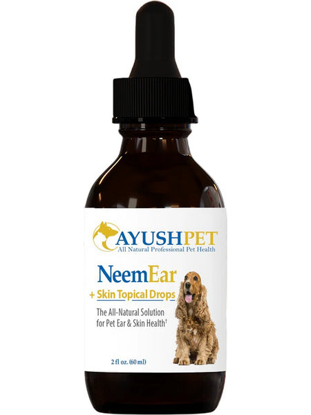 Ayush Herbs, Pet NeemEar Drops, 2 fl oz, 60 ml