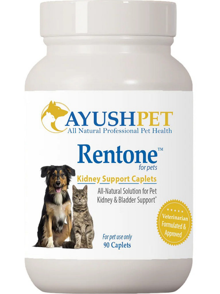 Ayush Herbs, Pet Rentone, 90 Caplets