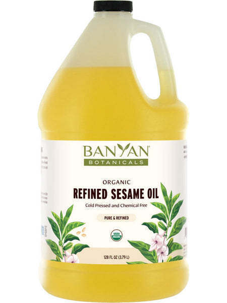 Banyan Botanicals, Refined Sesame Oil, 128 fl oz