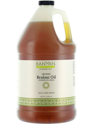 Banyan Botanicals, Brahmi Oil (Sesame Oil Base), 128 fl oz