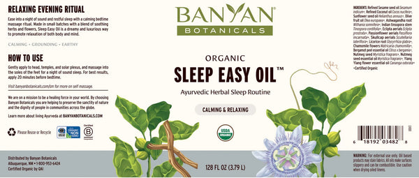 Banyan Botanicals, Sleep Easy Oil, 128 fl oz