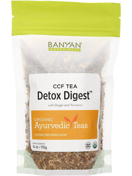 Banyan Botanicals, Detox Digest™, CCF Tea With Ginger And Turmeric, 6 oz