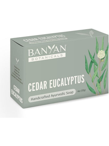 Banyan Botanicals, Cedar Eucalyptus Soap, 4 oz Bar