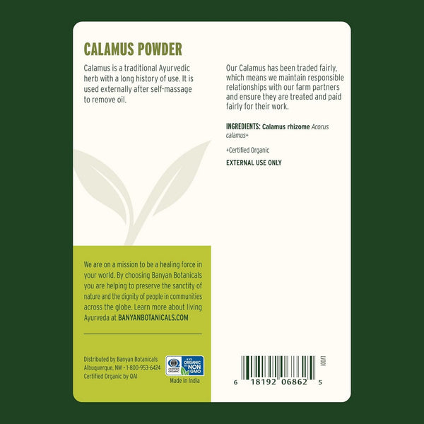 Banyan Botanicals, Calamus Powder, 1/2 lb