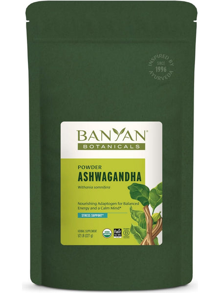 Banyan Botanicals, Ashwagandha Powder, 1/2 lb