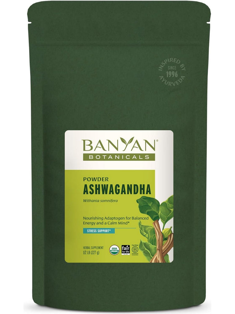 Banyan Botanicals, Ashwagandha Powder, 1/2 lb