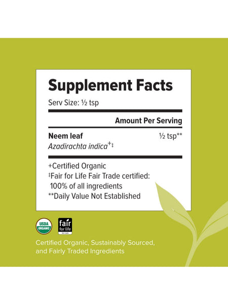 Banyan Botanicals, Neem Powder, 1/2 lb