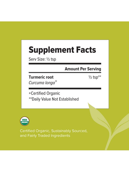 Banyan Botanicals, Turmeric Powder, spice jar