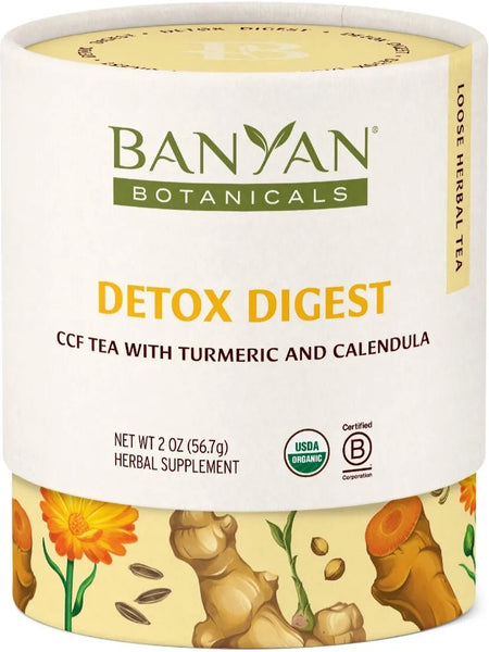 Banyan Botanicals, Detox Digest™, CCF Tea With Turmeric and Calendula, 2 oz