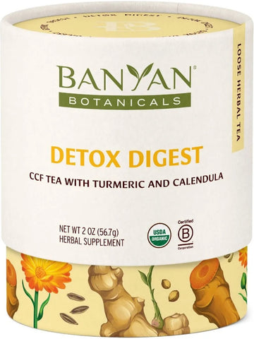 Banyan Botanicals, Detox Digest™, CCF Tea With Turmeric and Calendula, 2 oz