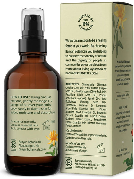 Banyan Botanicals, Body Oil, 4 oz