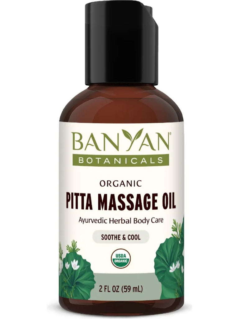 Banyan Botanicals, Pitta Massage Oil, Organic, 2 fl oz