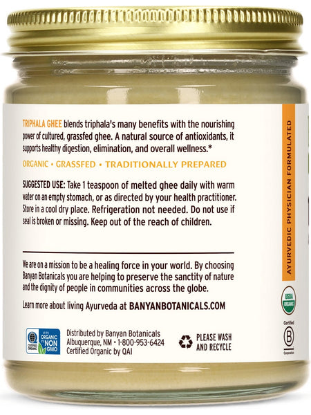 Banyan Botanicals, Triphala Ghee, 7.5 oz