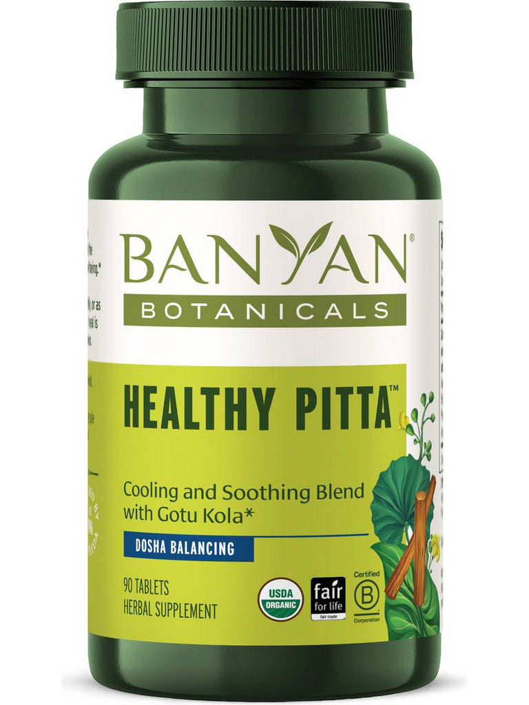 Banyan Botanicals, Healthy Pitta, 90 Tablets