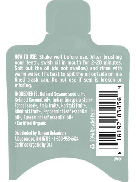 Banyan Botanicals, Daily Swish Mint, Single Use