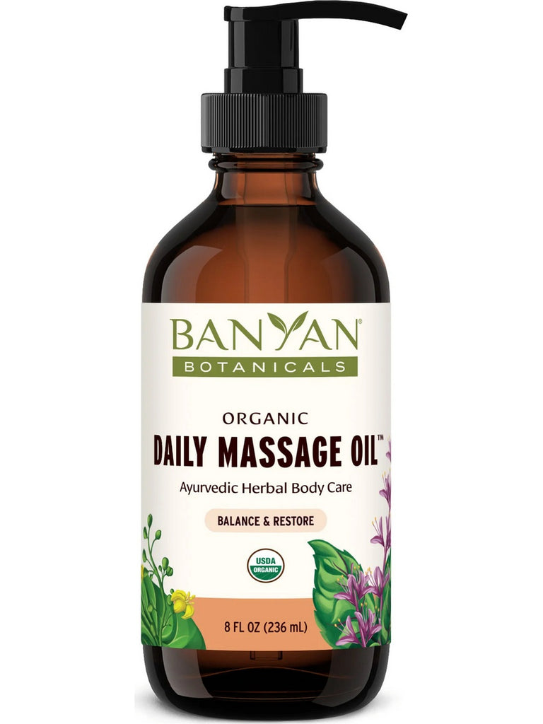 Banyan Botanicals, Daily Massage Oil, 8 fl oz