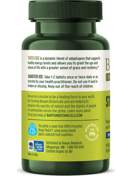 Banyan Botanicals, Stress Ease, 90 ct