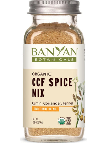 Banyan Botanicals, CCF Spice Mix, spice jar