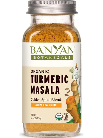 Banyan Botanicals, Turmeric Masala, spice jar