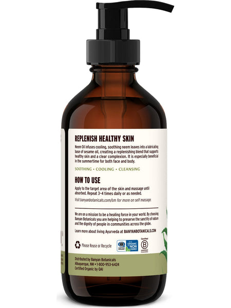 Banyan Botanicals, Neem Oil, 8 fl oz