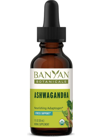 Ashwagandha, Liquid Extract, 1 fl oz, Banyan Botanicals