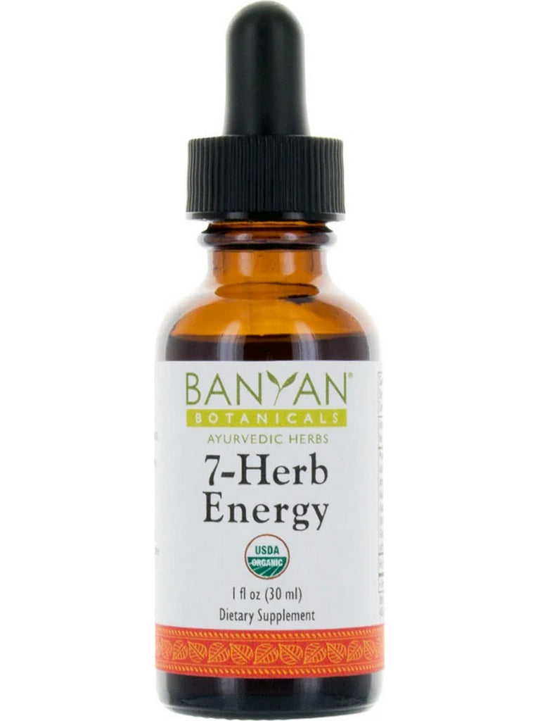 7 Herb Energy, Liquid Extract, 1 fl oz, Banyan Botanicals