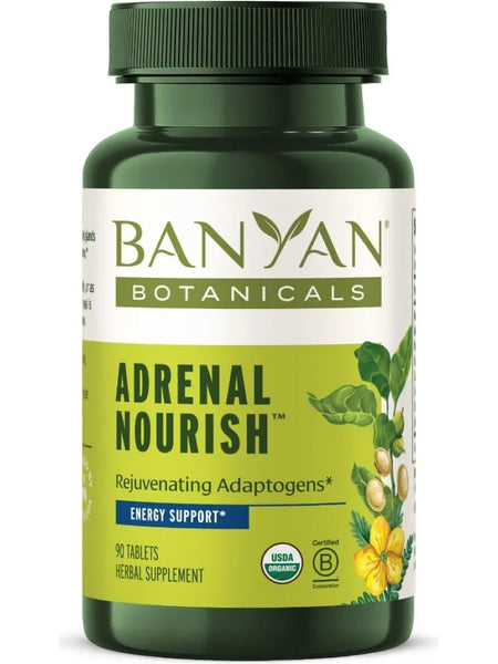 Banyan Botanicals, Adrenal Nourish, 90 tabs