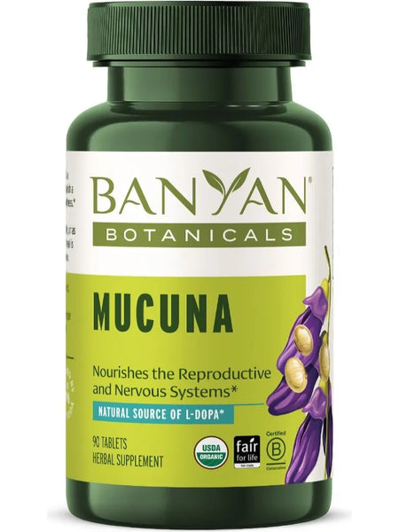 Banyan Botanicals, Mucuna, Kapikacchu, 90 tabs
