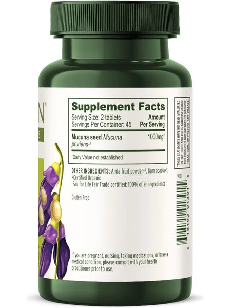 Banyan Botanicals, Mucuna, Kapikacchu, 90 tabs