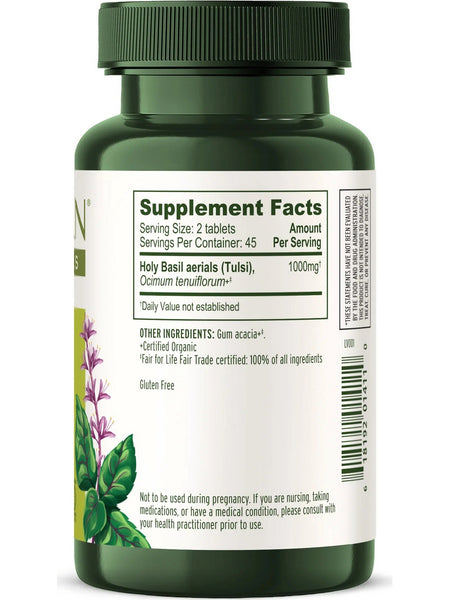 Banyan Botanicals, Tulsi, Holy Basil, 90 tabs