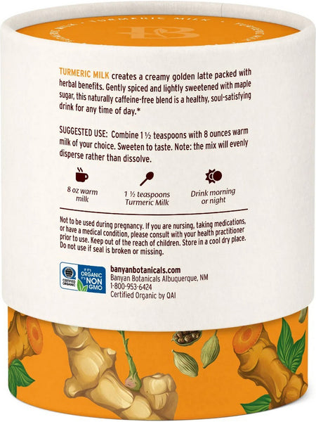 Banyan Botanicals, Turmeric Milk, 4.3 oz