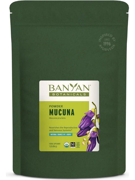 Banyan Botanicals, Mucuna (Kapikacchu) Powder, 1 lb