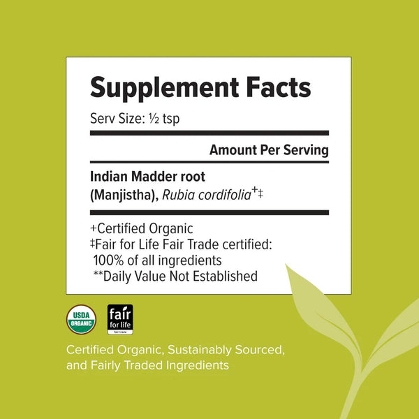 Banyan Botanicals, Manjistha Powder, 1 lb