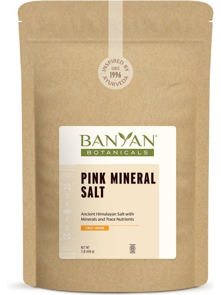 Banyan Botanicals, Pink Mineral Salt, 1 lb