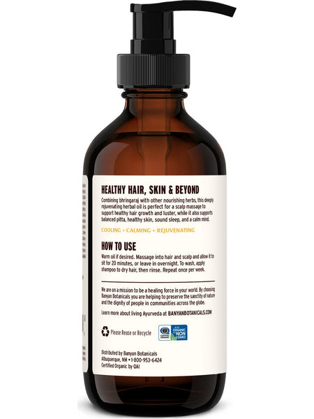 Banyan Botanicals, Bhringaraj Oil+, 8 oz