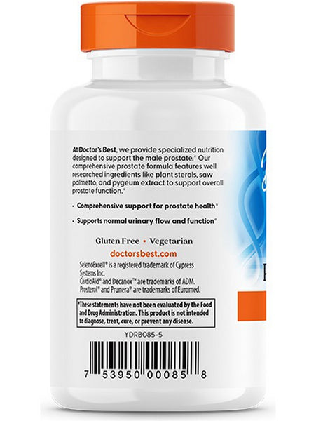 Doctor's Best, Comprehensive Prostate Formula, 120 Veggie Caps