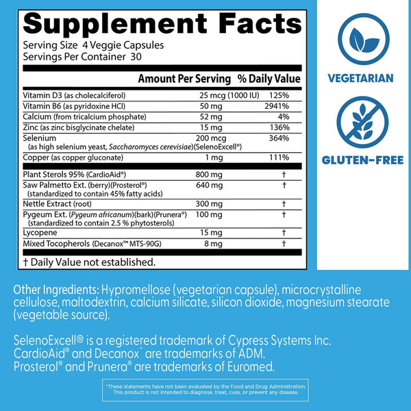 Doctor's Best, Comprehensive Prostate Formula, 120 Veggie Caps