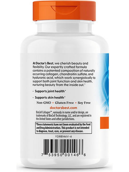 Doctor's Best, Hyaluronic Acid with Chondroitin Sulfate, 60 ct