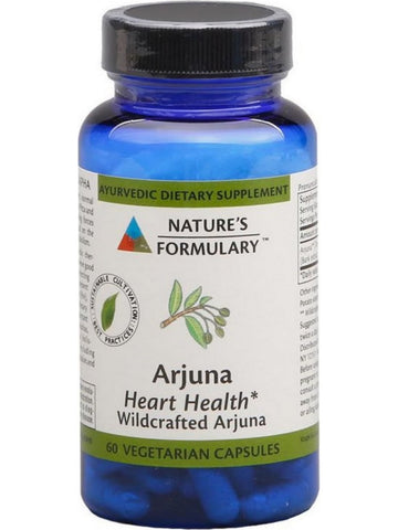 Arjuna, 60 veg ct, Nature's Formulary