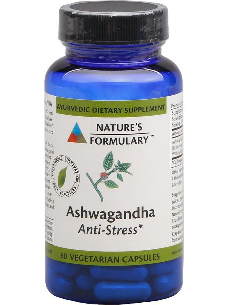 Ashwagandha, 60 veg ct, Nature's Formulary
