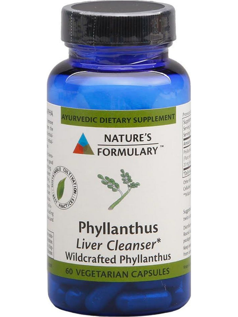 Phyllanthus, 60 veg ct, Nature's Formulary