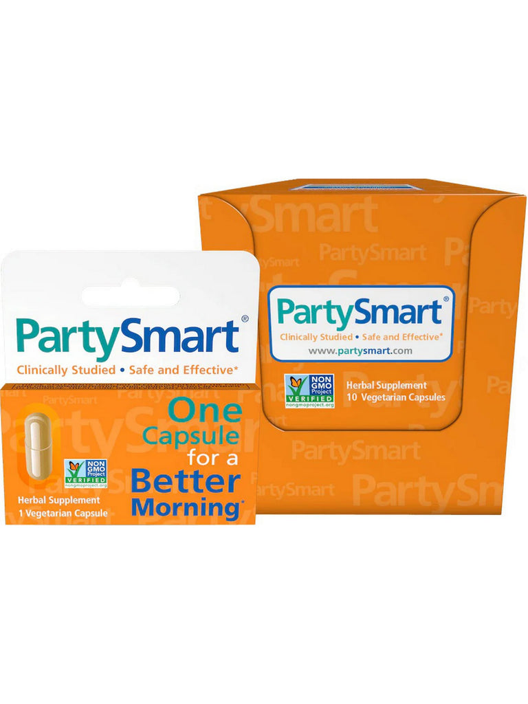 ** 6 PACK ** Himalaya Herbal Healthcare, PartySmart, 10 vegetarian capsules