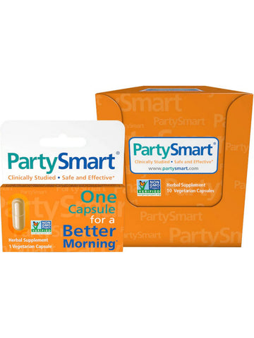 ** 6 PACK ** Himalaya Herbal Healthcare, PartySmart, 10 vegetarian capsules