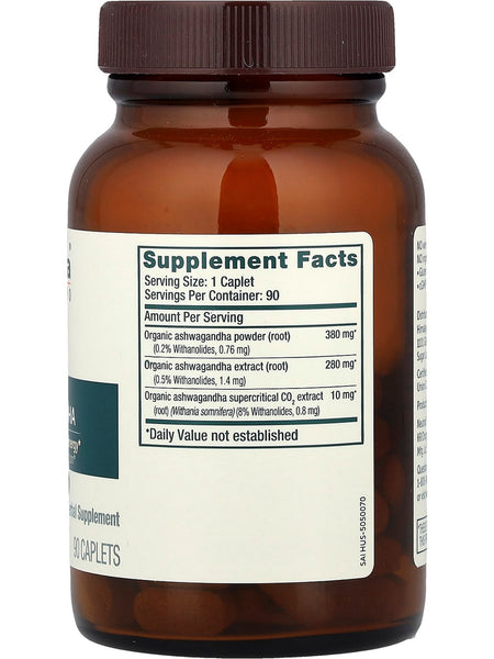 Himalaya, Organic Ashwagandha, 90 Caplets