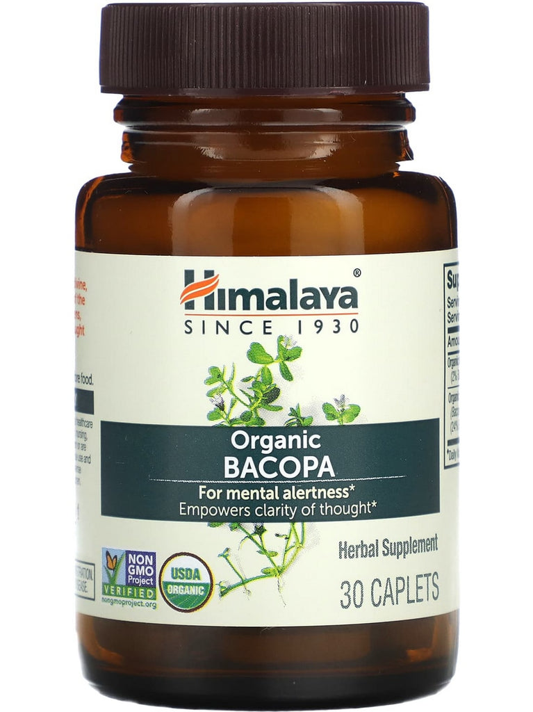 Himalaya, Organic Bacopa, 30 Caplets