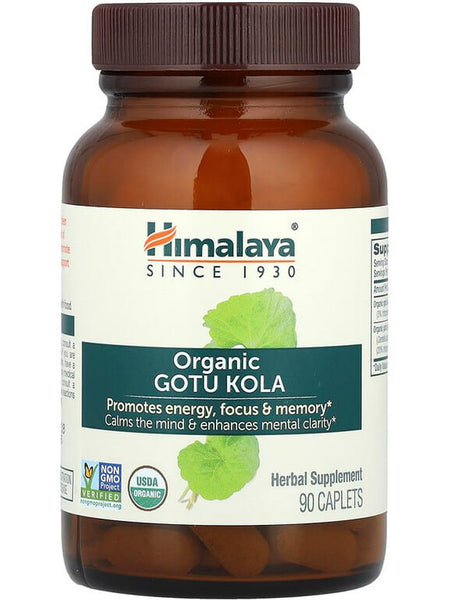Himalaya, Organic Gotu Kola, 90 Caplets